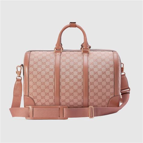 pink gucci duffle bag|genuine gucci duffle bags.